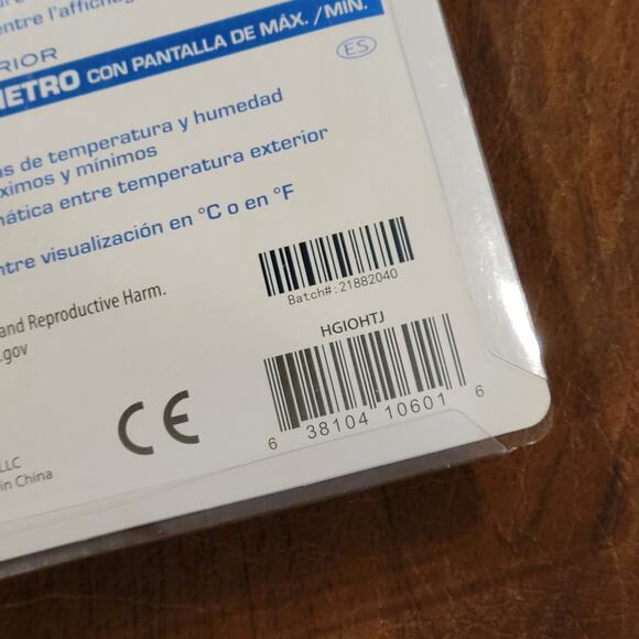 Active Air Hygro-Thermometer With MAX/MIN Display. New - Picture 8 of 9